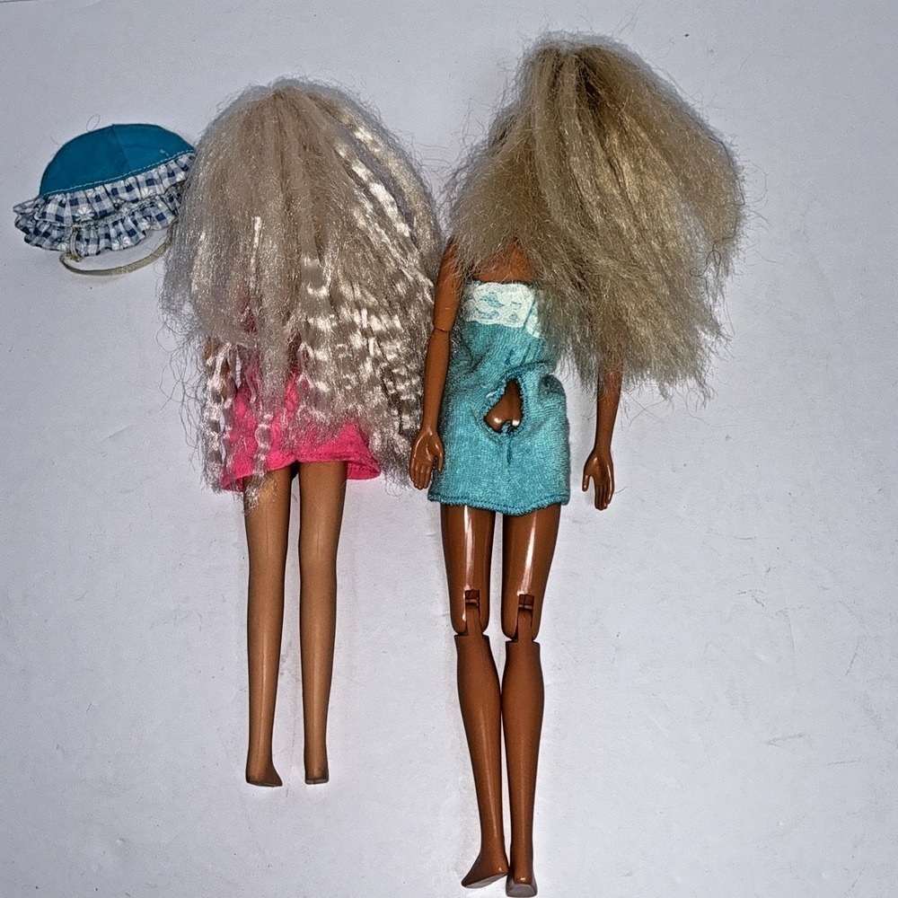 Vintage Barbie Doll Lot w/ OOAK Handmade Clothes & Bonnet TLC Mattel 1980s 1990s - Picture 6 of 8
